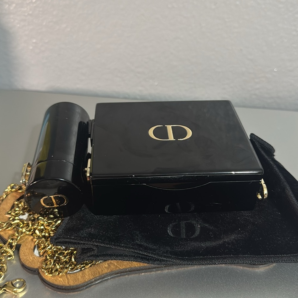 Dior Minaudière Limited Edition 2022 Holiday Case & Lipstick Set NEW - Picture 3 of 3